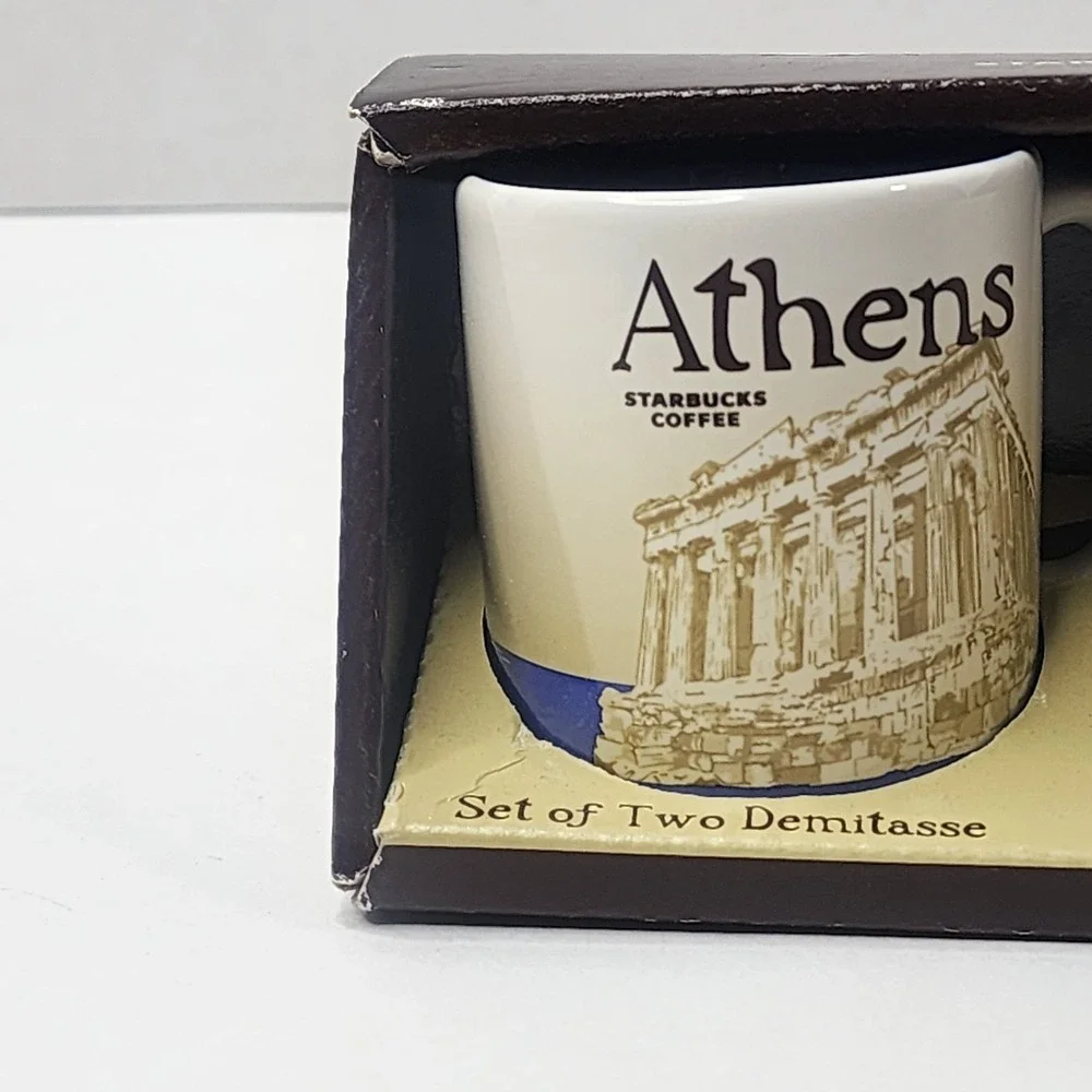 Greece Athens Starbucks Demitasse mug 3oz 89ml Global Icon Collector Series